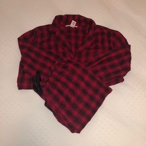 PRICE DROP! NWOT Victoria’s Secret Red & Black Plaid PJ Set